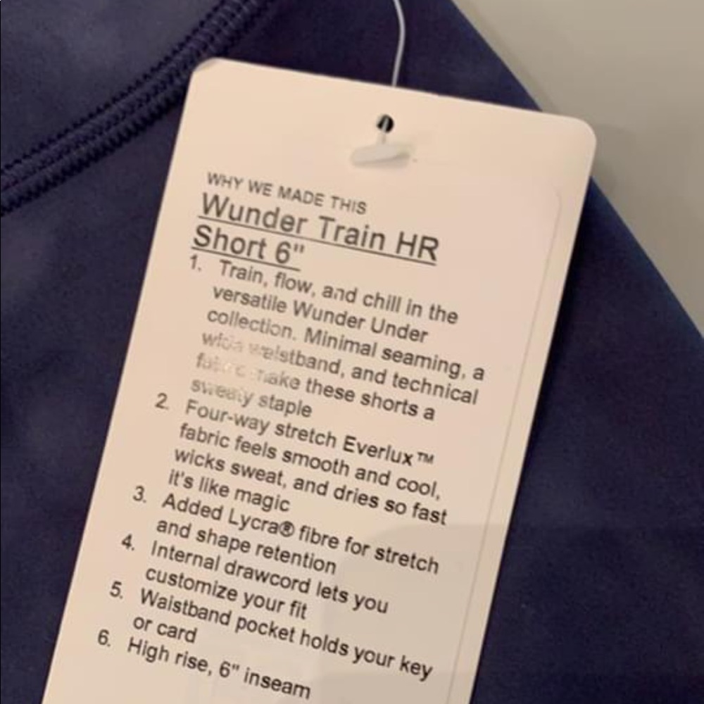 Lululemon Wunder Train Short